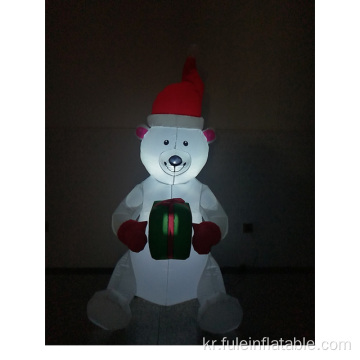 크리스마스 장식을 위한 휴일 풍선 북극곰